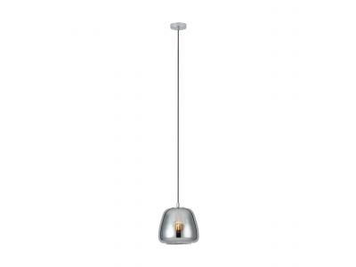 Suspension métal argenté ALBARINO E27 1X40W