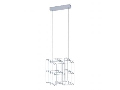 Suspension métal argenté FRONTERA LED INT 27X0,75W