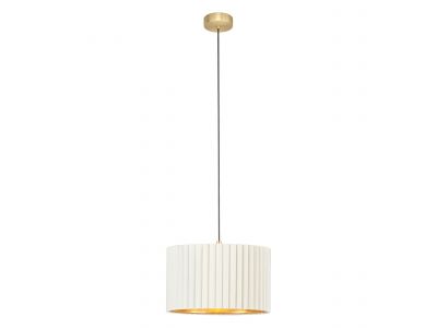 Suspension velours blanc TAMARESCO E27 1X40W