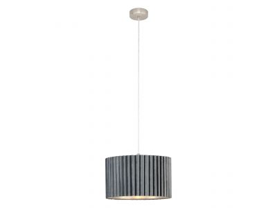 Suspension velours gris TAMARESCO E27 1X40W