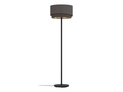 Lampadaire tissu marron MANDERLINE E27 1X40W