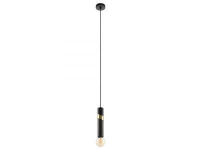 Suspension métal noir CEDRAL E27 1X40W