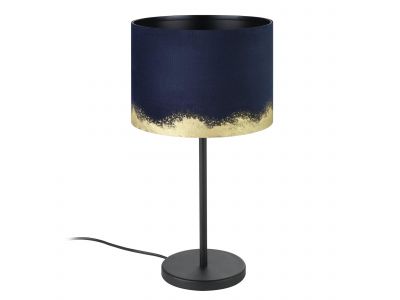 Lampe de table tissu bleu CASUARITA E27 1X40W