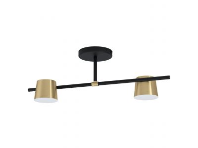 Plafonnier métal noir ALTAMIRA GU10 2X4,6W