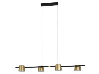 Suspension métal noir ALTAMIRA GU10 4X4,6W