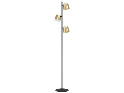 Lampadaire métal noir ALTAMIRA GU10 3X4,6W