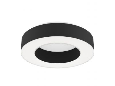 Plafonnier tissu noir GUAMARE LED INT 2X34W