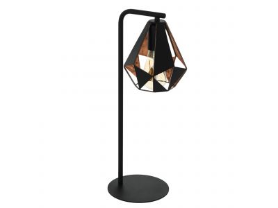 Lampe de table métal noir CARLTON 4 E27 1X60W