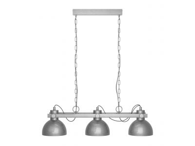 Suspension métal gris LUBENHAM 1 E27 3X28W