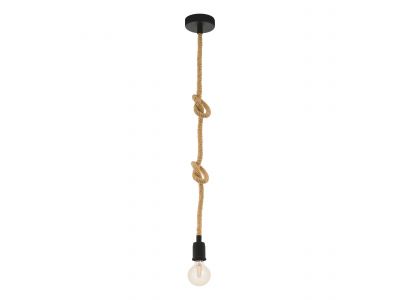 Suspension métal noir RAMPSIDE E27 1X28W