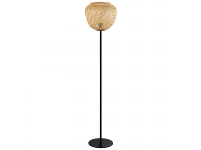 Lampadaire bois naturel DEMBLEBY E27 1X40W