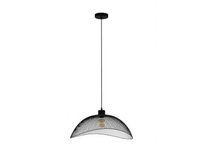 Suspension métal noir POMPEYA L56CM E27 1X60W