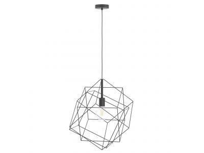 Suspension métal noir STRAITON d51,5 cm E27 1X60W