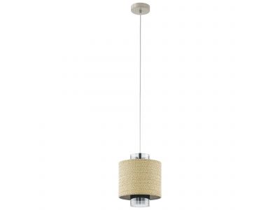 Suspension fibre naturelle naturel MEDIOUNA E27 1X40W