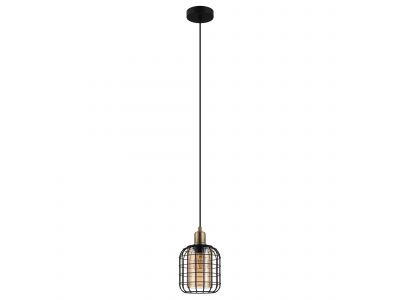 Suspension métal noir CHISLE E27 1X40W