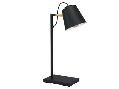 Lampe de bureau métal noir LACEY E14 1X40W