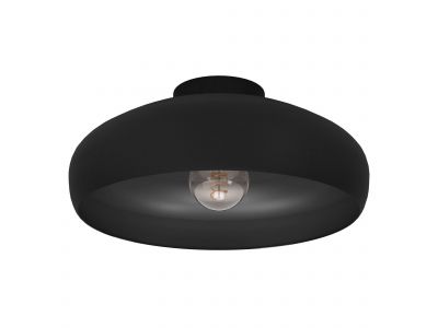 Plafonnier métal noir MOGANO E27 1X60W