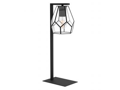 Lampe de sol verre noir MARDYKE E27 1X40W