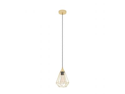 Suspension métal doré TARBES H130 cm E27 1X60W