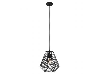 Suspension métal noir STYPE E27 1X40W