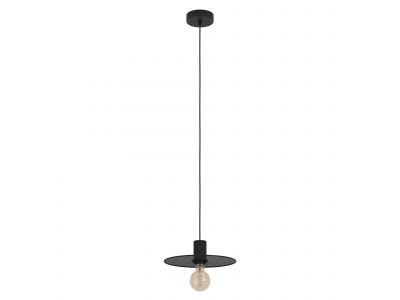 Suspension métal noir IKESTON E27 1X40W