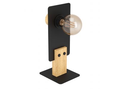 Lampe de table métal noir BRAMERTON E27 1X40W