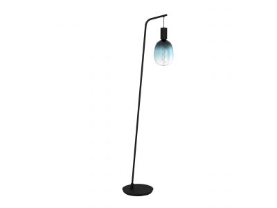 Lampadaire métal noir CRANLEY E27 1X40W