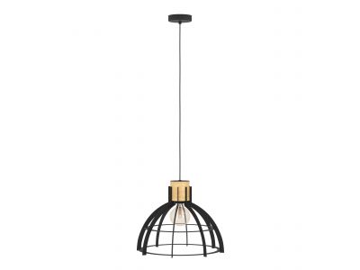 Suspension métal noir STILLINGTON E27 1X40W