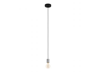 Suspension métal argenté YORTH E27 1X40W