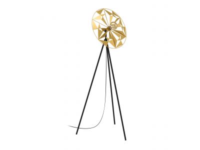 Lampadaire métal noir CASTANUELO E27 1X40W