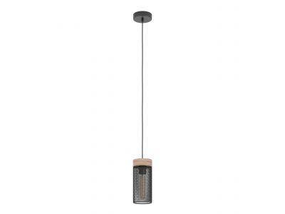 Suspension métal noir KILNSDALE E27 1X40W