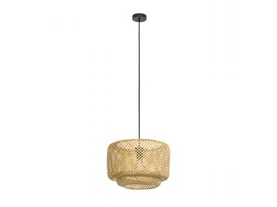 Suspension rotin naturel HETTONLE E27 1X40W