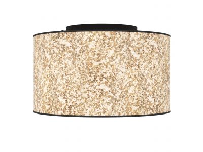 Plafonnier tissu beige BUTTERBURN E27 1X25W