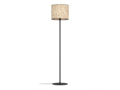 Lampadaire tissu beige BUTTERBURN E27 1X25W