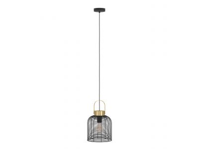 Suspension métal noir ROUNDHAM D22CM E27 1X40W