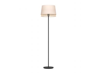 Lampadaire tissu beige TABLEY E27 1X40W