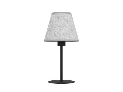 Lampe de table tissu gris ALSAGER E27 1X40W