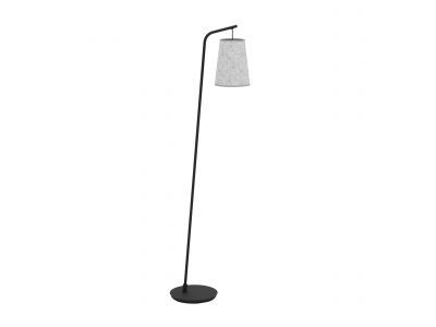 Lampadaire métal gris ALSAGER E27 1X40W