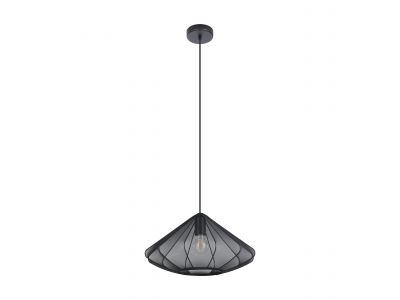 Suspension tissu noir DOLWEN D42,5CM E27 1X40W