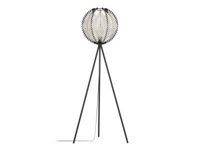 Lampadaire métal noir WAVERTON E27 1X40W