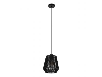 Suspension métal noir PERSLEY E27 1X60W