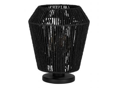 Lampe de sol métal noir PERSLEY E27 1X60W