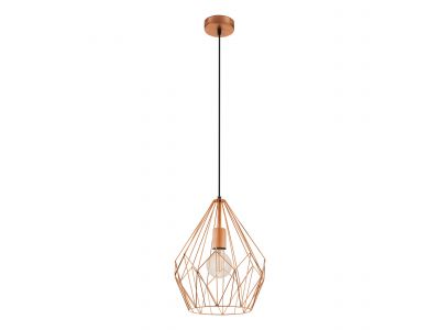 Suspension métal cuivre CARLTON D31CM E27 1X60W