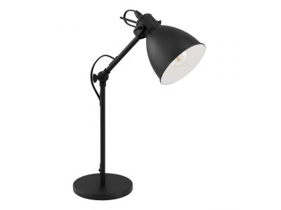 Lampe de bureau métal noir PRIDDY E27 1X40W