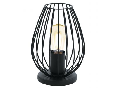 Lampe de table métal noir NEWTOWN E27 1X60W