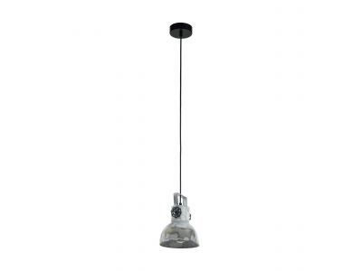 Suspension métal gris BARNSTAPLE E27 1X40W