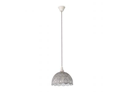 Suspension métal blanc TALBOT 2 E27 1X60W