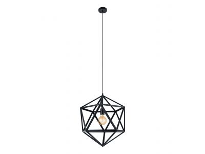 Suspension métal noir EMBLETON E27 1X60W