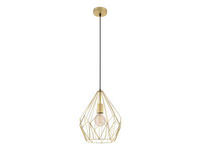 Suspension métal doré CARLTON 2 D31CM E27 1X60W