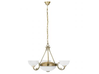 Lustre métal bronze SAVOY E14 3X40W